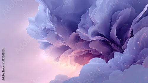 Abstract Pastel Cloud Design Background