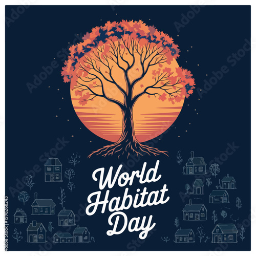 World Habitat Day Observation Poster