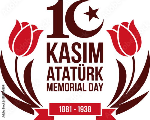 10 Kasım Atatürk Memorial Design.