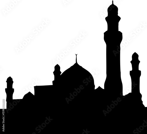 mosque silhouette