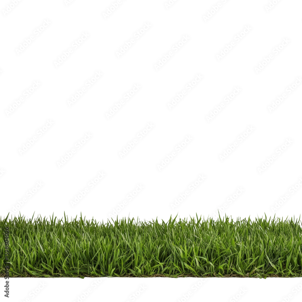 Lush green grass field with vibrant blades creating natural and serene atmosphere Lush green grass field with vibrant blades creating natural and serene atmosphere
