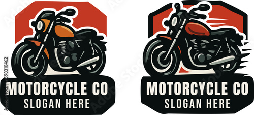 Classic Motorcycle Company Logo Design.