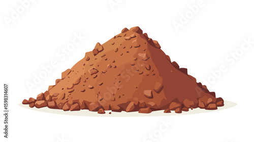 Clay Pile Vector Illustration for Creative Designs