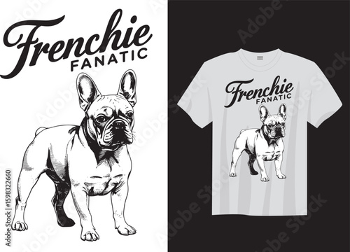 Frenchie Fanatic; French Bulldog Lover Essential T-Shirt