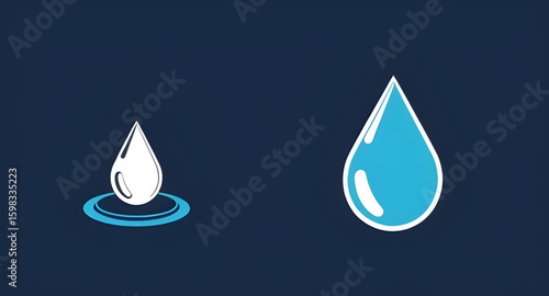 Water symbol, Aqua drop, Droplet icon, Fresh water drop, Vector splash, Glossy water drop, Isolated water drop, Nature water drop, Dew drop vector, Clean water illustration, 3D water drop, Hydration i