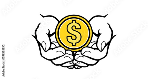 Hand with cash, Money in hand, Financial success, Payment concept, Business investment, Salary payout, Economic transaction, Dollar in hand, Giving money, Taking money, Wealth transfer, Income concept