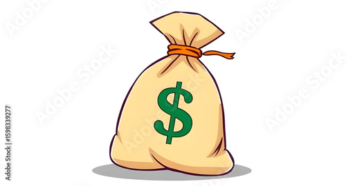 Money bag icon, Sack of cash, Dollar bag, Money sack vector, Full money bag, Money pouch, Finance icon, Wealth symbol, Cash bag, Bank money sack, Cartoon money bag, Gold coin bag, Savings icon, Money 