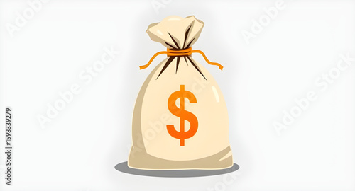 Bag of money, Money bag icon, Sack of cash, Dollar bag, Money sack vector, Full money bag, Money pouch, Finance icon, Wealth symbol, Cash bag, Bank money sack, Cartoon money bag, Gold coin bag, Saving