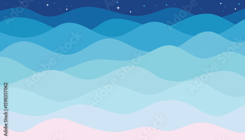 Smooth gradient background with yellow pastel and blue colors