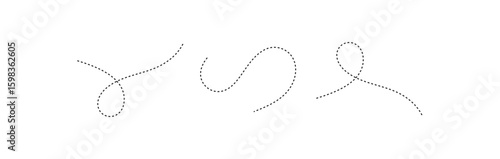 air plane flight route with start point and dash line trace. Various aircraft and destination location pins icons. Aircraft tracking, planes, travel, map