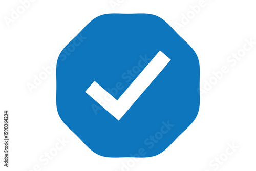 Free Download  check mark in a circle, white check mark icon on blue round circle	 - GFXLoad