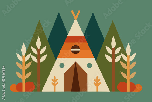 woodland boho den 