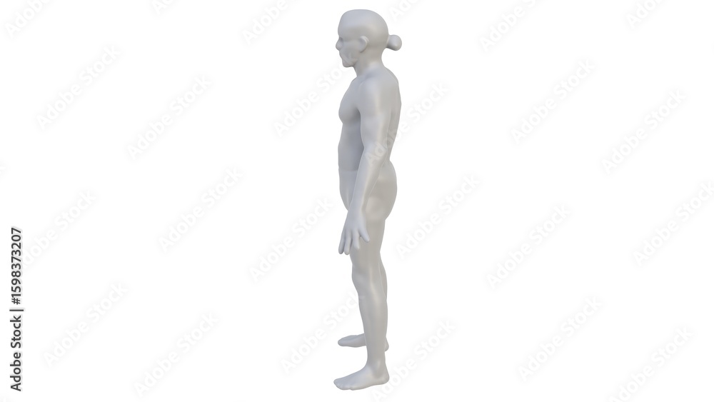 3d render of man character on a light background. 3D render. 3d render of man character on a light background. 3D render.