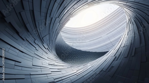Twisting and turning lines intersecting and intersecting again evoking a feeling of endlessness and infinity.
