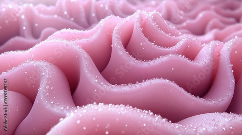Pink Dewdrop Abstract Texture
