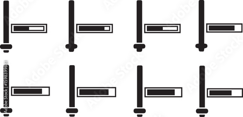 Scrollbar Vector Set | User Interface and Navigation Elements