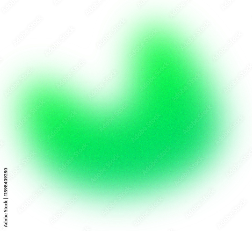 Fototapeta premium Blurry Gradient Shape: Holographic Fluid Aura & Iridescent Organic Bubble