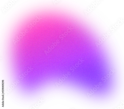 Blurry Gradient Shape: Holographic Fluid Aura & Iridescent Organic Bubble