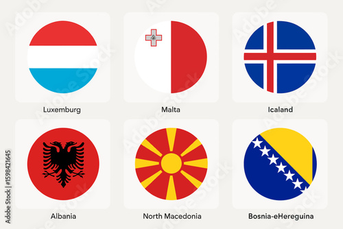 A Diverse Collection of European National Flags Showcasing Culture and Identity Across the Continent