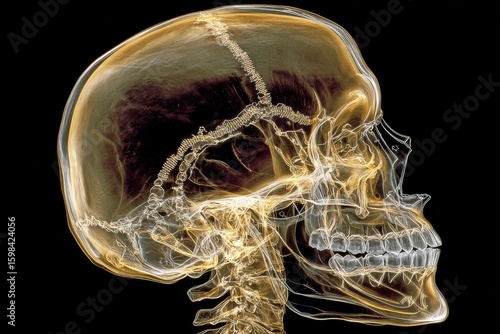 Exploring jaw structure evolution through ancient and modern skulls. Jaw structure. Investigating historical dietary patterns and their impact on jaws. Human history. Lifestyle impact.