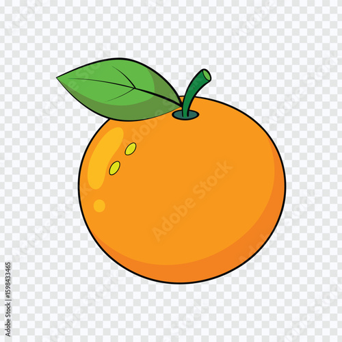 Fresh Orange with Green Leaf – Juicy, Vibrant, and Naturally Refreshing Citrus Fruit