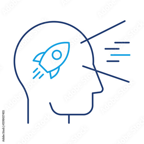 Innovation Icon – Symbolizing Technological Advancements and New Ideas. Editable Stroke.