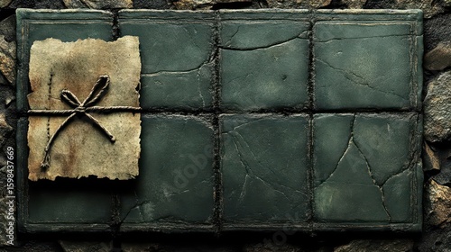 Ancient Message: Stone Tablet & Parchment