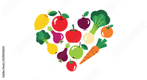 Healthy eating choices for a better lifestyle abundant in fresh fruits and vegetables for well being