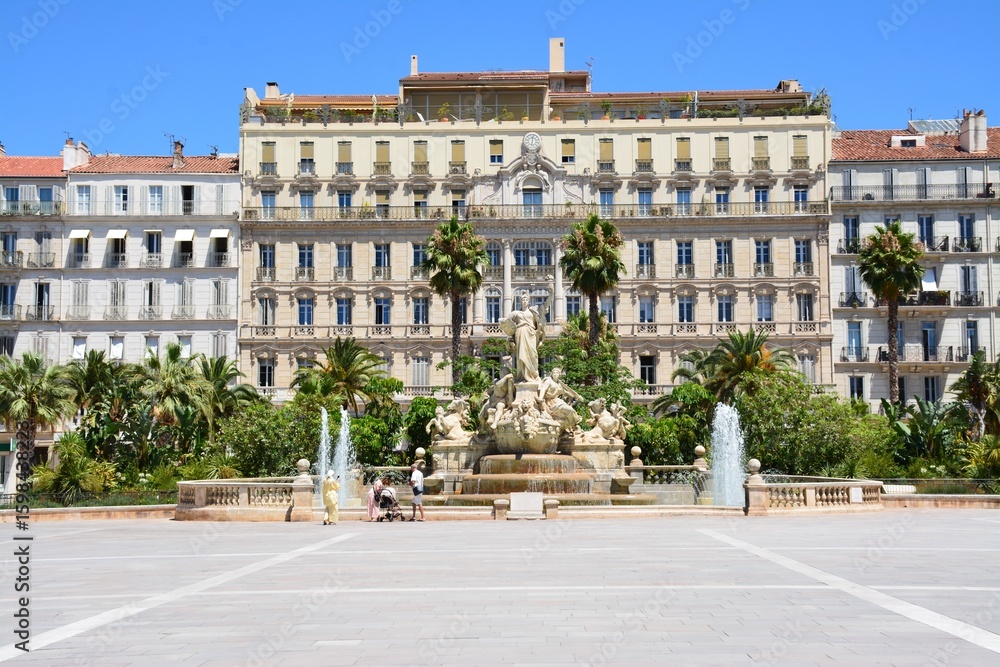 Naklejka premium Toulon - Place de la Liberté