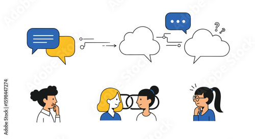 Understanding communication between people and through digital networks facilitating information exchange and collaboration