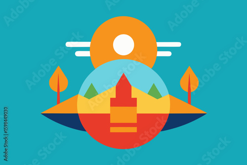 centered   settled 