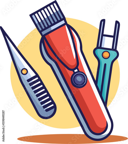 Hair clippers icon
