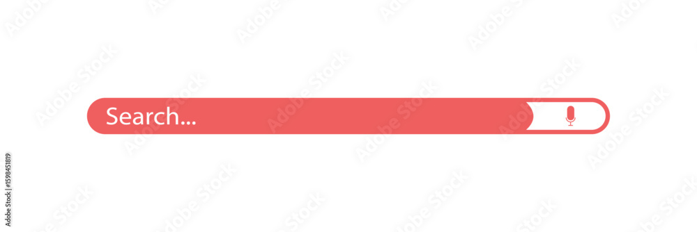 search bar. search bar vector icons in flat design .vector illustration. search bar. search bar vector icons in flat design .vector illustration.