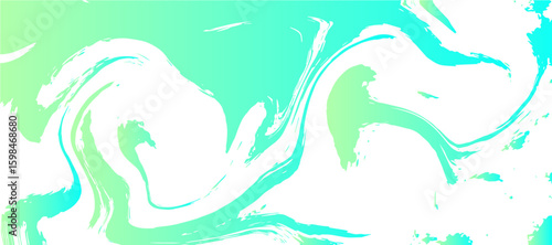 Soft abstract fluid texture design with light green and white marble swirls. Smooth, flowing shapes seamlessly across the canvas. Watercolor with gentle gradients with a clean and calming visual tone.