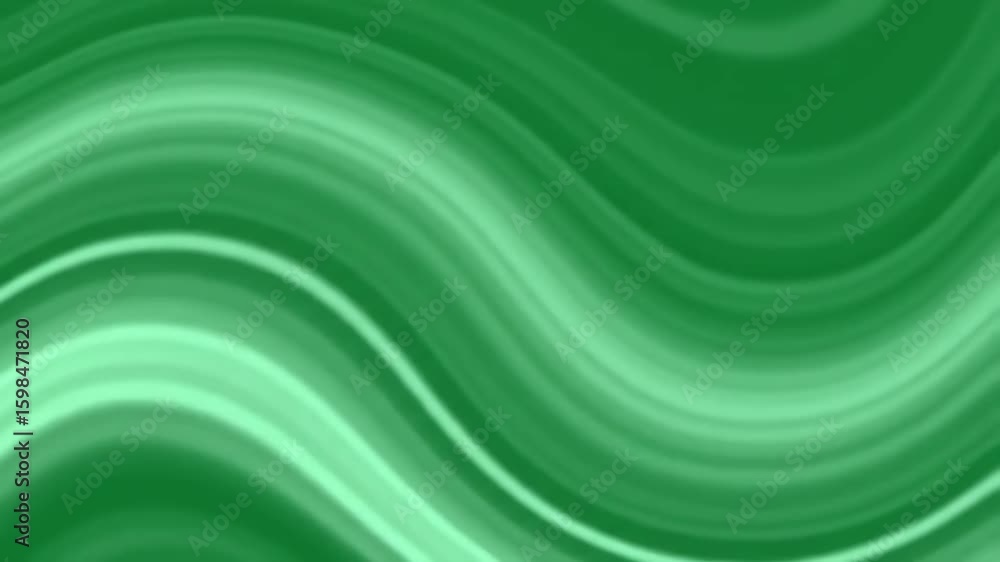 Abstract green wavy background Abstract green wavy background
