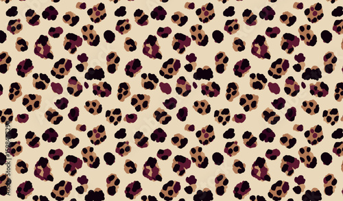 leopard fur texture background design