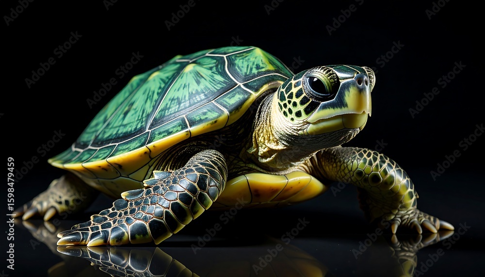 Obraz premium Close-up of a small turtle