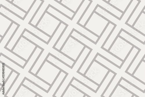 Subtle interlocking geometric pattern lines squares