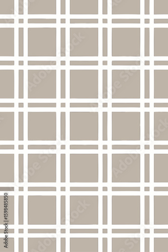 Tan grid pattern with white lines beige