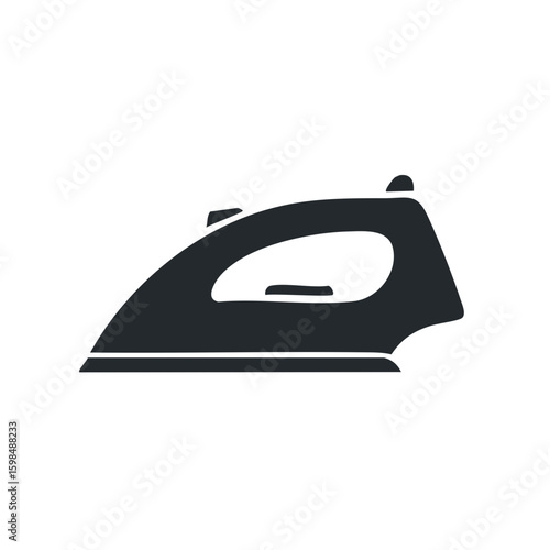 Iron Appliance Vector Image for Garment Care and Home Appliances
