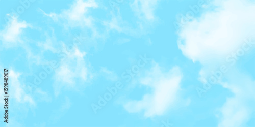 The sky surface is cloudy with a slight blue sky area. with beautiful natural white clouds