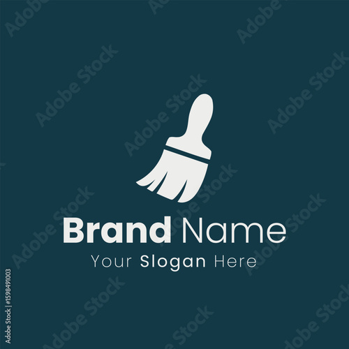Professional Paint Brush Logo Design for Your Creative Business Branding and Identity Needs