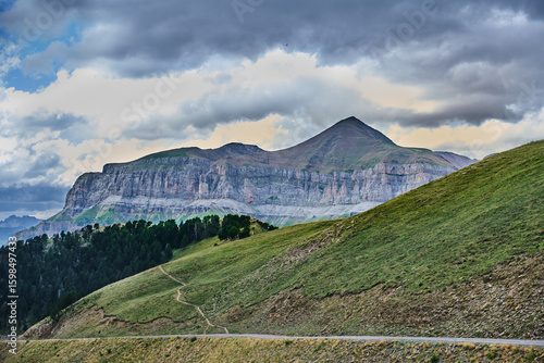 Views from the viewpoints of Ordesa, Aragon, Spain.