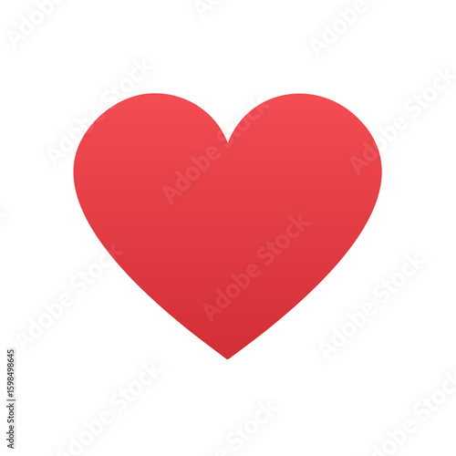 Heart Symbol Red Icon Shape, Romantic Love Passionate Health Relationship