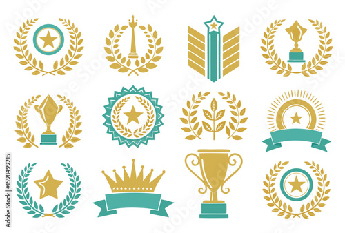  Trophy Icon Set