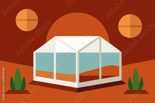 mars colony greenhouse 