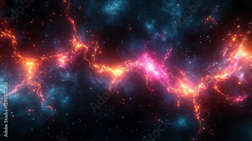 Pixel decay storm, dark void background with corrupted rainbow glitch layers, glitching matrix wires tangled like vines, data distortion glow