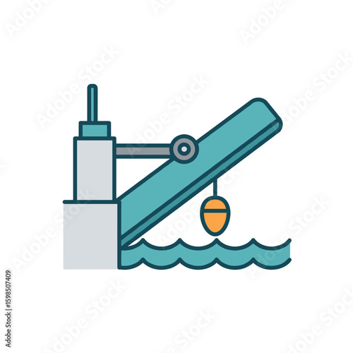  Coastal Storm Surge Gate Icon