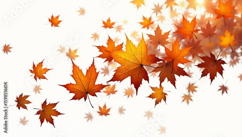 Floating Leaves Burst