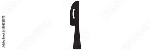 knife icon, simple flat style, illustration, logo sign symbol pictogram template, for ui or ux isolated on white for mobile app, editable